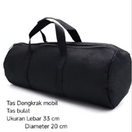 Round car jack bag, automotive tool bag Size 33 cm Diameter 20 cm