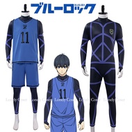 Blue Lock Jersey Football Club Sportswear Anime Isagi Yoichi Cosplay Costume Hyoma Chigiri Meguru Ba