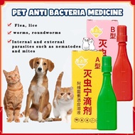 Ubat Kutu Kucing Anjing, Flea Drop For Cat Dog Ubat Kutu Telinga Pet Anti Flea and Tick Anti Kutu Ku