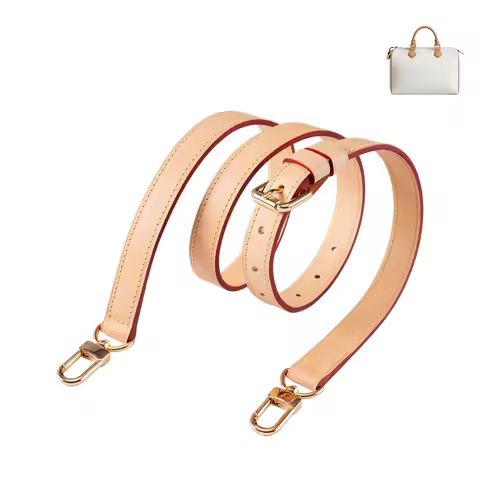 Genuine Vachetta Leather Strap Replacement for LV Speedy 20 25 30 Alma Bag Luxury Shoulder Crossbody