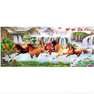 Successful horse stone painting DF444 - size: 100 * 60cm. (UNWORKED PAINTING)