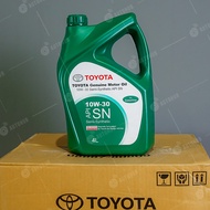 น้ำมันเครื่องกึ่งสังเคราะห์ 4L เบนซิน 10W30 สีเขียว เครื่องยนต์เบนซินที่มีระบบมัลติวาล์ว ของแท้ เบิก