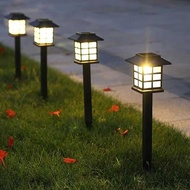 Lampu Taman Hias Tancap Sensor Cahaya Solar Power Waterproof - EM300 / Lampu Obor Api Elektrik LED /