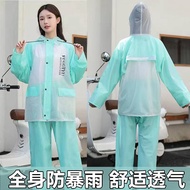 Raincoat Rain Pants Suit Split Raincoat Suit Split Men Women Single Cycling Raincoat Electric Vehicl