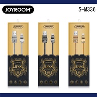Joyroom รุ่น S-M336 JESS Series 2.4 A ประเภทหัวชาร์จ Lightning/Micro USB/Type C ความยาวสาย 1 เมตร รองรับการชาร์จเร็ว ซิงค์ข้อมูล Aluminium Fast Charging cable