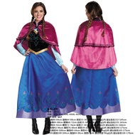 Halloween Adult Costume cosplay Masquerade Party Clothes Elsa Anna Princess Dress