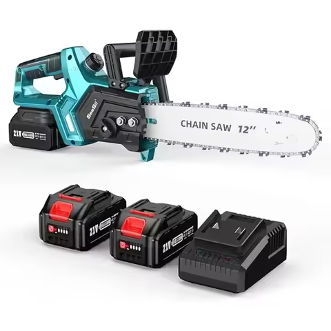 SeeSii-M12 Cordless Chainsaw 12-inch CH1200+ HandHeld Brushless Electric Chain Saw For Makita Batter