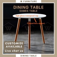 WFurniture Eames dining Round Table/meja makan/coffee table/meja kopi /study table/meeting table  Ca