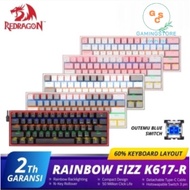 Redragon Fizz K617-R Hotswap 60% RGB Mechanical - Gaming Keyboard