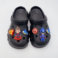 Crocs Charms Shoes Accessories 3D Superman Iron Man Batman Removable DIY Set Shoes Buckle Clogs Deco