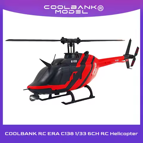 Coolbank RC ERA C138 1/33 6CH RC Helicopter Crash Resistant Electric Simulation BELL 206 helicopter 
