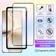 [Fingerprint Unlocking]Curved Full Glue Tempered Glass For Realme 14 13 12 11 10 Pro Plus P2 Pro Ful