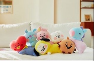 BT21 Baby / Line Friends 可愛毛公仔 趴地 攬枕 抱枕