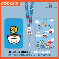 (N017) ID Card Holder Doraemon YoyoTALI Yoyo Nametag/ Yoyo Card Holder/ Paint/ Card Holder/ Retracta