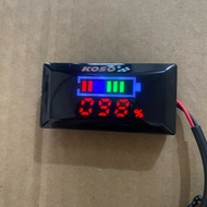 Đồng hồ báo vol 5v-48v-60v-150v koso cho xe máy xe điện