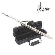 new SLADE 16 Closed Open Holes C Key Professional Transverse Flute Concert Musical Instrument with B