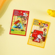 matching keychain cute keychain Yuemu Snoopy IP Co-Branded Rotating Acrylic Pendant Creative Childre
