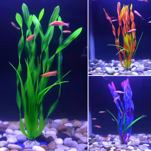 Aquarium Artificial Decor Plants Simulation Water Weeds Ornament Fish Tank Plant Water Weed Aquarium