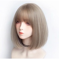 AEGYOSHOPPE - 8586 full wig lisa wig korean bob bobo 32 cm