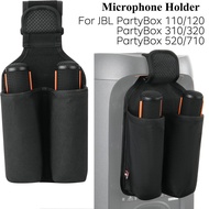 Microphone Holder for JBL PartyBox Stage 320, Mic Hanger Storage Holder for Standard Wireless Microp