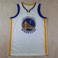 Houston Rockets Basketball Jersey, White, Number. 1. Heat Transfer Printing