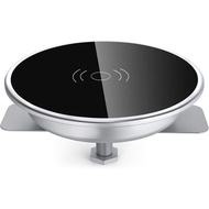 i.VALUX 桌面无线充电器,15W 快速充电板适用于 iPhone 17/16/15/14/13/12/11/Pro/Xs Max/XR/AirPods/Samsung Galaxy 10/S10