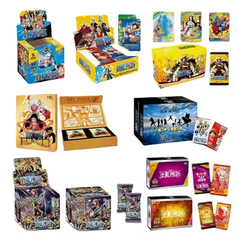 One Piece Collection Cards Box Booster Pack Anime Luffy Zoro Nami Chopper TCG Game Playing Game Card