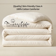 [Quality] Premium Class A 100% Cotton Quilt Insert Soft Blanket Skin-friendly Natural Pure Cotton Du