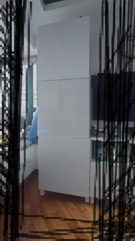 ikea Besta White Storage Cabinet with Shelves