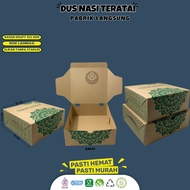 [ 30 PCS] Box 20x20 Box Catering Dus 20X20 Dus Motif // B5K39