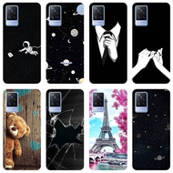 VIVO V21 Case Silicone TPU Back Cover VIVO V21 2021 V 21 VIVOV21 Soft Painted Phone Casing personali