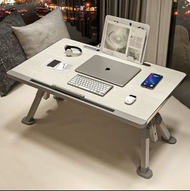 床上小桌子 懶人桌 可升降 可調整折疊 有usb type C