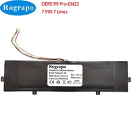 7.6V 5000mAh DERE R9 Pro GN22  Notebook 7 PIN 7 Wire Plug