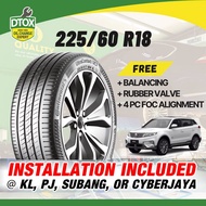 [Installation Provided] New Tyre 225/60R18 suitable for Proton X70 Xtrail Harrier Michelin Continent