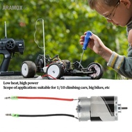 Aramox RC Car Motor  550 Brushless - 22500 RPM Two Way Bearing 12T Fits for 1/10 Climbing