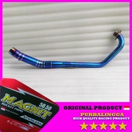 TERMURAH Pipa leher knalpot Satria Fu full bluemoon only