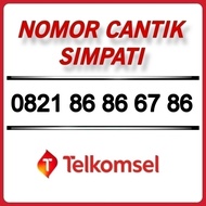 Telkomsel No Beautiful Simpati 0821 8686 6786