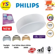 Philips Meson 59474 𝗜𝗻𝘁𝗲𝗿𝗹𝗮𝗰𝗲𝗱 𝗢𝗽𝘁𝗶𝗰𝘀 24W 9'' LED Surface Downlight