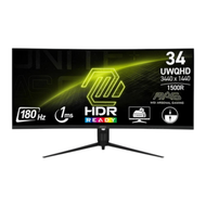 MONITOR (จอมอนิเตอร์) MSI MAG 342CQR E2 - 34 INCH VA 2K 180Hz AMD FREESYNC PREMIUM CURVED