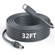 1/10M Starlink สายไฟขนาดเล็ก32FT Starlink Mini USB C ไปยัง DC สายสายไฟ100W อินพุต USB Type C ไปยัง D