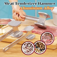 Aluminum Alloy Meat Tenderizer Hammer Double-Sided Steak Pounder Kitchen Tenderizer Meat Pounder