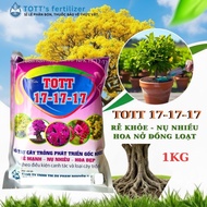 NPK 18-18-18 fertilizer 1kg pack, super blooming apricot roots, fertilizing apricot roots and orname