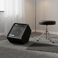 3-Band Equalizer Electronic Drum Amplifier Balanced Frequency Reaction 30W Drum Amp Two Channel for 