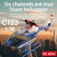 C123 6CH RC Helicopter EC135 Double Brushless Direct Drive Single Paddle Aileron Free Helicopter mod
