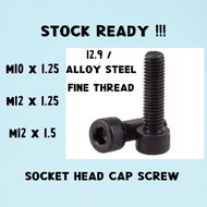1PCS Grade 12.9 Screw Allen Key / Cap Screw / SOCKET SCREW / ALLEN KEY / GIGI HARUS / FINE THREAD MO