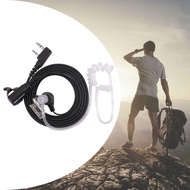 1pc 2 Pin Ear Hook Headset Earpiece K Type Microphone & Side PTT Compatible With Baofeng BF-888S UV5