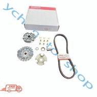 Yamaha EGO S FI 100% ORIGINAL V-BELT KIT SET V BELT DRIVE BET VBELT TIMING BELT TALI BELTING SET │54