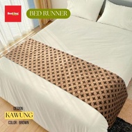 Bedding Depo - Bed Runner Hotel Motif Kawung