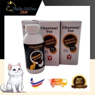 [NEW] CAT DOG 100ML UBAT CIRIT BIRIT , KERACUNAN & KEMBUNG PERUT untuk kucing - CHARCOAL VET 100ML