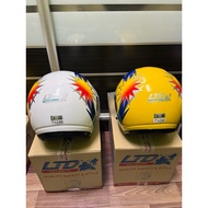 LTD HELMET BINTANG 14 PUTIH &amp; KUNING